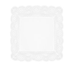 This is a really fun way to use a white lace handkerchief. This would make a perfect gift for a bride or bridesmaids. You can also get them embroidered with the wedding date or name to make it extra special. Made of Cotton Lace Wedding Handkerchiefs With Lace Trim, Lace Handkerchiefs With Lace Trim For Wedding, Elegant Lace Handkerchiefs With Lace Trim, Elegant White Lace Handkerchiefs, Lace Wedding Handkerchiefs With Lace Work, Wedding Lace Handkerchief With Lace Work, Elegant White Handkerchiefs With Lace Work, Classic White Lace Handkerchiefs, Wedding Handkerchiefs With Lace Work