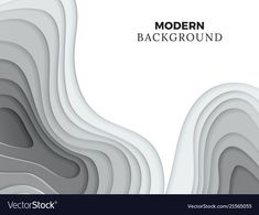 an abstract background with white and gray curves in the form of wavy lines or waves