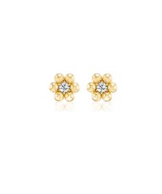 Our Diamond Dot Flower Earrings echo the whimsical details of eyelet embroidery. These are handcrafted from 18-karat yellow gold with a beautiful, brillant cut diamonds. Diamond Flower Yellow Gold Earrings, Flower Shaped Diamond Earrings In Yellow Gold, Yellow Gold Diamond Flower Cluster Earrings, Yellow Gold Diamond Cluster Earrings In Flower Shape, Diamond Yellow Gold Flower Earrings, Yellow Gold Flower Earrings With Diamond Accents, Diamond Flower Earrings In Yellow Gold, Dot Earrings, Eyelet Embroidery