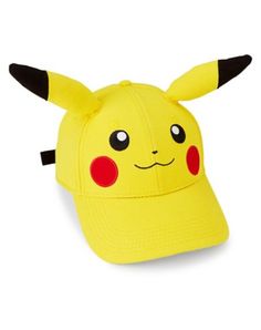 Show everyone you're the ultimate Pokémon trainer with this awesome 3D Pikachu Ears Dad Hat. This sweet dad hat features Pikachu's adorable face on it and 3D ears that make you look just like this fan-favorite Pokémon. Officially licensed Adjustable Mid crown Normal bill Buckle closure Material: Cotton Care: Spot clean Imported 3d Pikachu, Funny Bucket Hats, Pikachu Ears, Funny Beanies, Free Mail Order Catalogs, Unique Beanies, Novelty Hats, Spencers Gifts, Trapper Hats