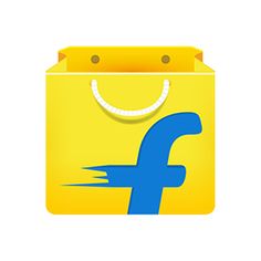 a yellow shopping bag with the letter f on it