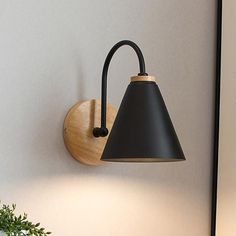 Kona Nordic Wall Lamp - Black Wooden Wall Lights, Nordic Lamp, Black And White Interior, Nordic Wall, Luminaire Design, Led Wall Lamp, Led Wall Lights, Metal Lighting, Lamp Sets