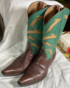 ad eBay - Find many great new & used options and get the best deals for VINTAGE 1980s ROCKETBUSTER COWBOY BOOTS CUSTOM LEAPING RABBITS WOMEN'S 6 1/2 D at the best online prices at eBay! Free shipping for many products! Cowboy Stuff, Cowboy Boot, Rabbits, Cowboy Boots, Ebay Finds, Custom Made, Cowboy, The Incredibles, Best Deals