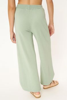 The perfect lounge pant, courtesy of yours truly.The Siesta Wide Leg Pant is made of our a soft French terry fabric to ensure ultimate comfort all season long. Add in an elasticized high waisted silhouette, wide leg, exposed seams, side pleat detail, and side pockets, you have a new go-to pant that's both functional and fashionable. Pair with the Siesta Half Zip Sweatshirt for the matching look. 62% Cotton38% Rayon Care Instructions: Machine wash cold. Wash inside out with similar colors. Do not Cotton Lounging Bottoms, Comfy Wide-leg Spring Sweatpants, Comfy Wide Leg Sweatpants For Spring, Comfy Cotton Wide Leg Bottoms, Comfy Wide Leg Cotton Bottoms, Relaxed Fit Bottoms With Comfort Waistband For Lounging, Comfortable Wide Leg Sweatpants For Spring, Comfortable Sweatpants For Spring Relaxation, Wide Leg Sweatpants With Elastic Waistband For Casual Wear