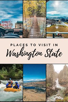 The Best Places to Visit in Washington State Pnw Travel, Pacific Northwest Travel, Plan A Trip, Planning A Trip, Road Trip Itinerary