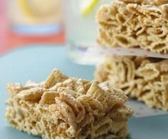 Gluten Free Chex® Cereal Treat Bars Chex Cereal Treats, Chex Cereal Bars, Cereal Treat Bars, Gluten Free Chex, Chex Recipes, Gluten Free Cereal, Rice Chex, Treat Bar, Chex Cereal