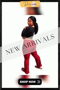 Solid Color Knitted Full Length Flared Pants Red Stretch Full-length Yoga Pants, Flared Pants, 1 Million, Flare Pants, Womens Bottoms, Full Length, Pants For Women, Solid Color, Pants