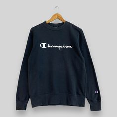 REMINDER: THIS IS USED CLOTHING PLEASE DO NOT EXPECTED IT LIKE TO BE NEW OR IN PRISTINE CONDITION Feel free to contact me for any question. I'll assist you with my pleasure. Vintage Y2K CHAMPION Crewneck Sweatshirt Medium Champion Athletic Spell Out Sportswear Champion Usa Black Pullover Sweater Women Size M *All measurements are taken with the garment flat on the ground. SIZE ON TAG :- Size L but fits like Size M ACTUAL SIZE MEASUREMENT :- ARM PIT TO ARM PIT :- 20 inches BACK COLLAR TO HEM :- 2 Black Pullover Sweater, Champion Crewneck, Black Pullover, Vintage Champion, Pullover Sweater Women, Sweater Women, Used Clothing, Pullover Sweater, Vintage Y2k