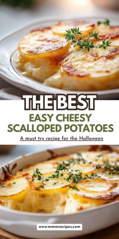 the best easy cheesy scalloped potatoes