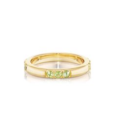 Our new Round Florence Eternity Ring is a fresh take on the timeless eternity band. This particular ring uses beautifully cut peridot stones; however, we can make it with any gemstone of your choice. Wear one or layer a few for a more statement look. This ring with peridot stones is available in a size 6.5. Love this design with different gemstones? Email shop@aureliademark.com Peridot Stone, Zodiac Necklaces, Eternity Band, Cuff Bangles, Four Leaf Clover, Clover Leaf, Eternity Bands, Eternity Ring, Shop Necklaces