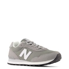 These New Balence men's 515 grey sneakers will become your new everyday sneakers. They feature a mix of suede & mesh upper, lace-up closure, round toe, mesh lining, NB Comfort Insert footbed, EVA foam cushioning midsole and a rubber sole. | New Balance Men's 515 Sneaker in Grey/White Size 8 Medium New Balance 515 Outfit Men, Casual Mens Shoes, Everyday Sneakers, Shoe Wishlist, Types Of Guys, Shoe Company, Mens Lifestyle, Trending Sneakers, New Balance Men