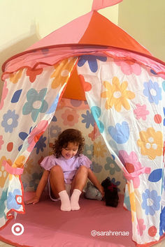 Make playtime fun & engaging with a cozy tent. It’s the perfect addition to your kid’s room for tea parties or snuggly story time. Assemble it together & turn it into a fun family activity. Psst! Take it wherever you go, it comes with a handy bag. Cozy Tent, Playhouse Tent, Restroom Design, Toddler Rooms, Playroom Ideas, Fun Family Activities, Play Tent, Family Activity, Tea Parties