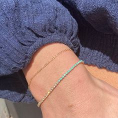 Turquoise Tennis Bracelet, Clean Sterling Silver, Stacked Wedding Rings, Birthstone Bracelet, Birthstone Bracelets, Band Bracelet, Vermeil Jewelry, December Birthstone, Silver Pieces