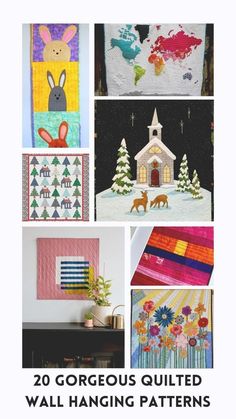 Browse 20+ quilted wall hangings patterns for creative and easy quilted wall hangings. These quilt wall hangings ideas include everything from seasonal wall hangings to small quilted wall hangings perfect for cozy spaces. Try out star quilt wall hangings or patchwork wall hanging patterns for a unique touch. Whether you’re looking for quilt block wall hangings or seasonal quilted wall hanging patterns, there’s something here to suit every style and skill level. Wall Hanging Quilt Patterns, Wall Hangings Ideas, Quilt Wall Hangings, Quilted Wall Hangings Patterns, Seasonal Wall Hangings, Cozy Area, Wall Hanging Quilt, Applique Wall Hanging, Mini Quilt Patterns