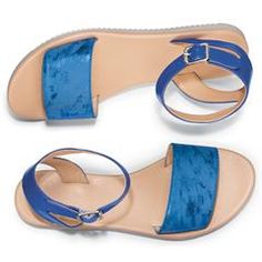 Blue Colorblock Easy Flat Sandals Color Block Shoes, Classy Clothing, Block Shoes, Nice Gifts, Avon Products, Avon Online, Nice Pictures, Blue Flats