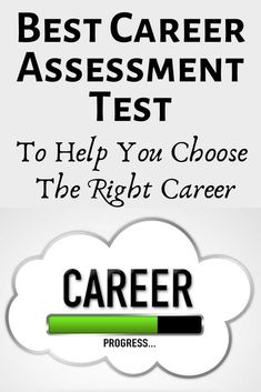 a poster with the words, best career test to help you choose the right career