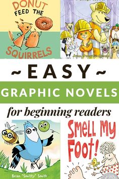 graphic novels for beginning readers that are easy to read and great for young children in the classroom