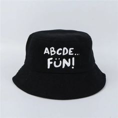 Introducing the 'ABCDE..FUN!' Cute Bucket Hat, a must-have accessory for your little one! Crafted with soft and breathable cotton, this fitted hat is perfect for babies aged 0-36 months. The unisex design features a playful letter pattern, adding a touch of fun to any outfit. Protect your baby's delicate skin from the sun in style. With its comfortable strap and adorable look, this bucket hat is sure to be a hit. Get ready for endless smiles and compliments with this fashionable and practical accessory. 🌞👶🏻💕 Specifications: Age Range: 0-36 months Material: Cotton Strap Type: Fitted Gender: Unisex Pattern Type: Letter Department Name: Baby Cute Bucket Hat, Bucket Hat Black, Romper Outfit, Girls Blouse, Jogger Set, Boys Top, Fitted Hat, Letter Patterns, Blue Jacket