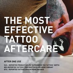 the most effective tattoo aftercare