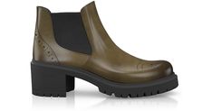 Chelsea Boots are handcrafted by individual order. Upper material is made by leather, premium leather. Insole and lining materials - leather. Your new shoes will be handcrafted especially for you and delivered for free to your home or office in 1-2 weeks. Included option for free return and remake if the shoes do not fit.Only now all this is available at an exclusive price of $212.00.Proceed with you order now. Leather Heels With Round Toe And Leather Footbed, Round Toe Leather Heels, Leather Heels With Reinforced Heel And Round Toe, Casual Low Heel Leather Chelsea Boots, Casual Leather Heels With Rubber Heel Cap, Casual Leather Chelsea Boots With Low Heel, Designer Round Toe Leather Heels, Casual Leather Heels With Leather Sole, Casual Leather High Heel Shoes