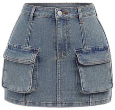 Trendy Medium Wash Bottoms For School, Medium Wash School Bottoms With Pockets, Trendy Denim Skirt With Pockets, Blue Denim Skirt With Side Pockets, Trendy School Jeans With Pockets, Cute Denim Bottoms For School, Trendy Denim Jeans For School, Casual Denim Skirt With Side Pockets, Trendy Denim Blue Skirt With Side Pockets