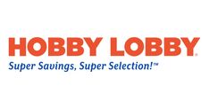 the logo for hobby lobby super savings, super selection