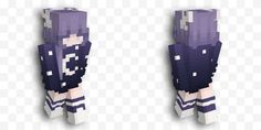 an image of two pixellated characters in purple and white, one with long hair