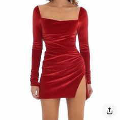 Lucy In The Sky Red Velvet Sparkle Mini-Dress Size Medium Velvet Red Mini Dress, Red Short Dress Party Night Velvet, Red V-neck Mini Dress For Holiday, Fitted Red Velvet Mini Dress, Tight Red Dress Velvet, Black Silk Mini Dress, Lucy In The Sky Dress, Sparkle Mini Dress, Sequin Halter Dress