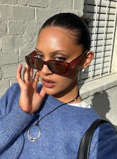 Sunglasses  Rectangular shaped, moulded nose bridge, smoked tinted lens  100% PC Sunglasses On Head, Sunglasses Rectangular, Baby Crop Top, Pink Formal Dresses, Corsets And Bustiers, Long Sleeve Tops Casual, Rectangle Sunglasses, Strapless Tops, Loungewear Sets