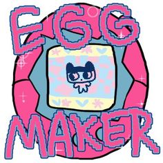 an old school computer game logo with the words epic maker on it's screen