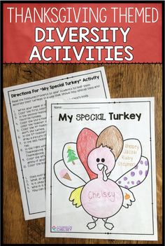 thanksgiving themed activity for kids to learn turkey