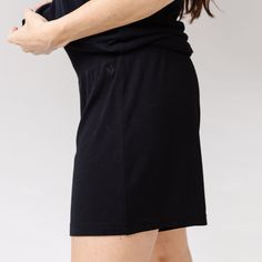 Shake up your loungewear with our Women’s Bamboo Rib-Knit Shorts. Featuring a thicker waistband that provides first-class coziness, these rib-knit bamboo shorts are crafted from a breathable bamboo viscose to keep your stems cool and carefree for a night of sleep or day of errands. No chafing, no riding up, no regrets. Wear them with our Women’s Rib-Knit Tee for a matching loungewear set. DETAILS: 97% Premium Viscose from Bamboo, 3% spandex Unique rib-knit viscose from bamboo fabric offers supre Cotton Sleepwear With Built-in Shorts For Relaxation, Cozy Snug Sleepwear For Loungewear, Casual Sleepwear With Built-in Shorts For Loungewear, Comfortable Sleepwear With Built-in Shorts And Relaxed Fit, Comfy Solid Color Loungewear Shorts, Comfortable Sleepwear With Built-in Shorts For Lounging, Comfortable Lounge Shorts, Solid Color Shorts With Ribbed Waistband For Loungewear, Stretch Casual Shorts For Loungewear