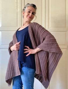 Crochet Scarf Shawl, Crochet Ruana, Shawl Pattern Crochet, Ruana Pattern, Poncho Patterns, Infinity Scarfs, Ruana Wrap, Crochet Wrap Pattern, Handmade Yarn