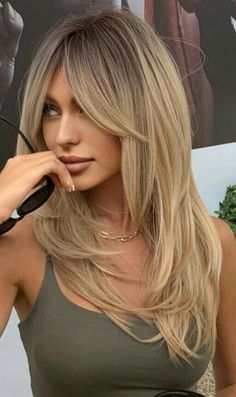 Long Curtain Bangs Short Hair, Hairstyles For Layered Hair, Girl Lifestyle, Blonde Hair Inspiration, Long Blonde, Hair Color And Cut, Short Hairstyle, Haircuts For Long Hair