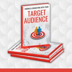 two book covers with the title finding and connecting with your target audience on one cover