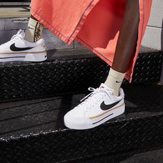 Elevate Your Style With The Nike Court Legacy Lift. Its Platform Midsole Delivers A Bold Statement On Top Of The Classic, Easy-To-Wear Design. And Don't Worry, We've Kept The Fit You Love. Shown: Whiteteam Orange/Black Womens Sizes: 6.5 /7.5 Any Question Let Me Know. Nike Court Legacy Lift, Court Legacy Lift, Nike Court Legacy, Sneaker Nike, Athletic Sandals, Tenis Nike, Baskets Nike, Favorite Shoes, Dress Loafers