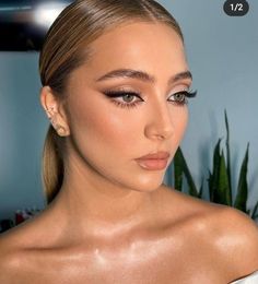 Green Dress Makeup, Simple Prom Makeup, Pure Makeup, Evening Eye Makeup, Makeup Looks For Green Eyes, Prom Eye Makeup, Prom Makeup Looks