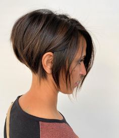 60  Stylish Stacked Bob Haircuts To Rock In 2024 Oval Face Hairstyle, Short Bob Pixie, Pixie Bob Hairstyles, Bob Pixie, Inverted Bob Hairstyles, Stacked Bob, Oval Face Haircuts, Hair Adviser