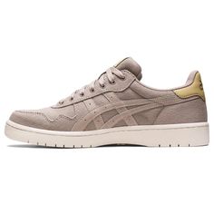 The ASICS® Tiger Japan S sneaker - Heritage style meets sporty comfort. Breathable leather upper with perforated panels keeps feet cool. Low-top silhouette with padded collar and tongue provides all-day support and cushioning. Flexible rubber sole absorbs impact while the lace-up closure ensures a customized fit. At just 14.4 oz, this classic sneaker is lightweight enough for everyday wear while its timeless design will stand the test of trends. Low-top Skate Shoes With Cushioned Footbed, Classic Lace-up Skate Shoes For Light Sports, Low-top Sneakers With Gum Sole, Low-top Sneakers With Speckled Midsole For Light Sports, Asics Sportstyle, Asics Tiger, Heritage Fashion, Classic Sneakers, Mens Sportswear