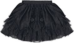 Black Ruffled Skirted Bottoms, Gothic Mini Skirt With Ruffles, Gothic Skirted Bottoms With Ruffled Skirt, Ruffled Tiered Skirt For Costume Party, Black Ruffled Skirt For Costume Party, Black Tiered Skirt For Costume Party, Black Gothic Mini Skirt With Ruffles, Gothic Black Ruffled Bottoms, Black Gothic Tiered Skirt