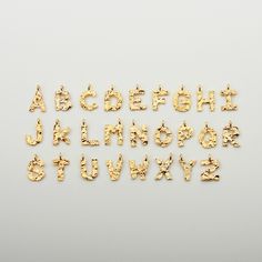 26PCS - Hammered Alphabet AtoZ Set Pendant, Roman Alphabet Charms, Upper Case Alphabet Pendant, Capital Letter Charms / SP423GP Material : Brass Measurement : about 9mm x 10mm (closed loop) Color : Gold Plated Quantity : 26 Pieces/set Origin : South Korea Copyright ⓒ Maisonbeadz all right reserved Zara Alphabet Necklace, Upper Case Alphabet, Alphabet Charms Letters, Roman Alphabet, Alphabet Gold Pendant, Alphabet Charms, Alphabet Pendant, Diamond Alphabet Pendant Letters, Alphabet Charm