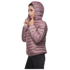 Stay warm and stylish with our Rokka&Rolla Women's Light Packable Puffer Jacket. Featuring an elastic waist and cuffs for a snug fit, this soft jacket includes zippered pockets and inside pockets for secure storage. The hood provides extra protection against the elements, while the packable pouch makes it perfect for travel and on-the-go convenience. Effortlessly blend comfort and functionality with this versatile outerwear essential. Casual Pink Nylon Puffer Jacket, Solid Puffer Jacket With Ribbed Cuffs, Long Sleeve Puffer Jacket With Ribbed Cuffs, Solid Color Puffer Jacket With Ribbed Cuffs, Lightweight Nylon Long Sleeve Outerwear, Lightweight Long Sleeve Nylon Outerwear, Lightweight Casual Outerwear For Spring, Casual Lightweight Outerwear For Spring, Trendy Stretch Outerwear For Outdoor