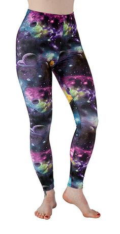 "The Final Frontier" Leggings - While these are not nearly as cool (or expensive) as a journey to space, these leggings are out of this world! This spandex print has a super soft feel and a nice medium weight. Like all Tasty Tiger products, these spandex leggings were designed and made with care right here in the USA. Size XS - 4X ! Catsuit Latex, Black And Red Suit, Funky Leggings, Hoodie Romper, Gothic Leggings, Diy Sandals, Tie Dye Fashion, Graphic Leggings, Cute Leggings