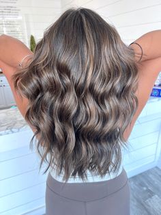 Brunette with carmel highlights Carmel Highlights, Gorgeous Hair, Hair Inspo, Highlights, Hair