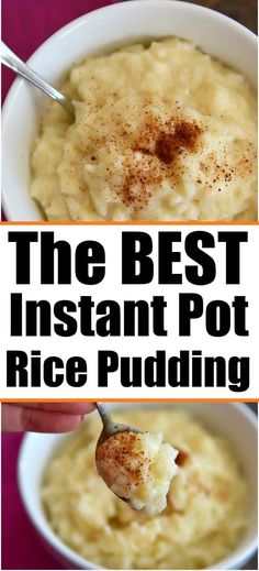 the best instant pot rice pudding recipe