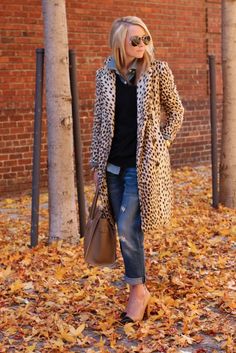 love leopard Cheetah Print Coat, Animal Print Sweater, Jacket Outfit, Print Sweater, Sport Chic, Sweater Coat, Denim Jacket Women