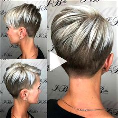 ✓ ✓ If you have short hair and are about to get married you have to see these head-turning bridal 'dos! undercut pixie haircut for older women, undercut pixie haircut thin hair, undercut pixie haircut 360 view, undercut pixie haircut? Haircuts For Short Hair, Half Shaved Hair, Short Sassy Haircuts, Kaley Cuoco Short Hair, Cute Short Haircuts, Brown Hair With Blonde Highlights, Undercut Pixie Haircut