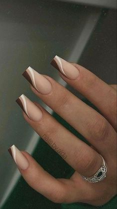 Ongles Beiges, Easy Nails, Beige Nails, Casual Nails