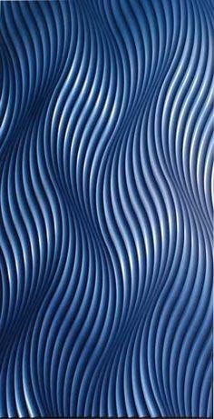 an abstract blue background with wavy lines