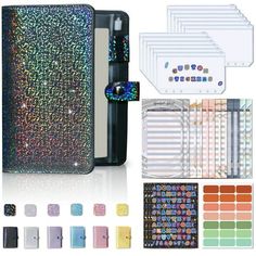 the case is full of glitters, and it's all in different colors